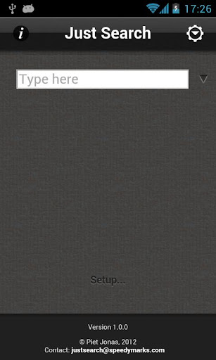 Android application Just Search - Lite screenshort