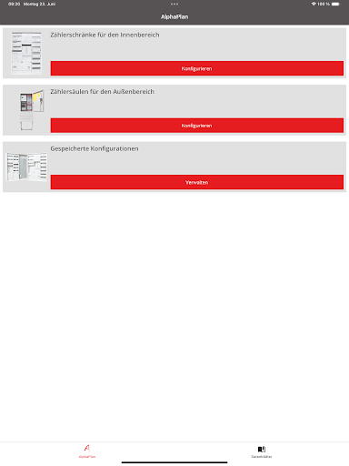 AlphaPlan Zählerkonfigurator