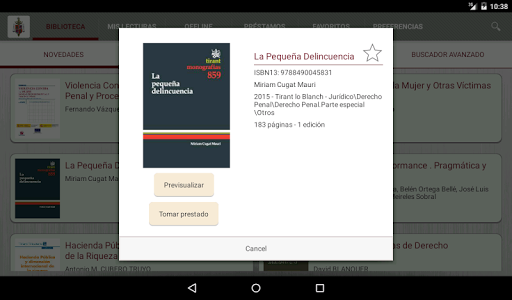 Biblioteca Virtual CyL Screen 3