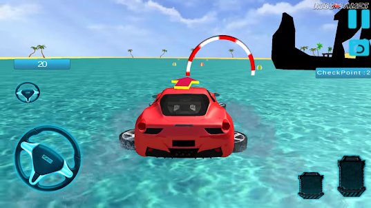 ビーチウォーターサーフィンカーゲーム：フローティングウォータ