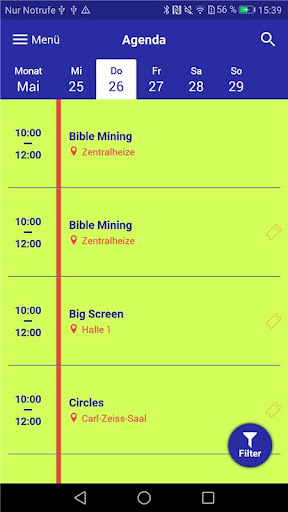 Android application CHRISTIVAL22 screenshort