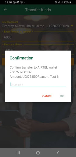 MCBL Mobile Banking Screen 3