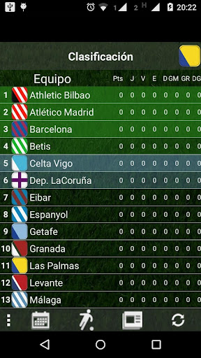 Vista previa de la aplicación