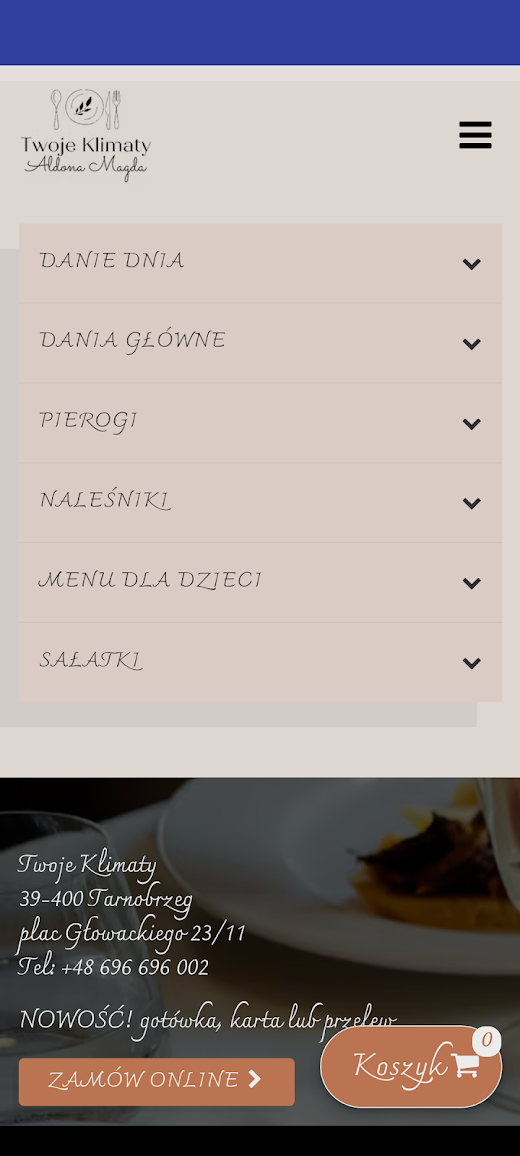 Android application Twoje Klimaty screenshot