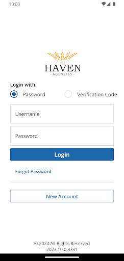 Android application Haven Agencies Online screenshort