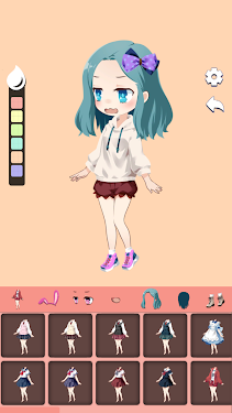 #1. Anime Girl Dress Up (Android) By: Reder