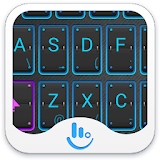 Blue Purple Spots Keyboard icon