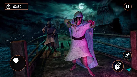 Страшная ночная ведьма игра 3d
