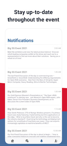 Screenshot of BIG 5G Event