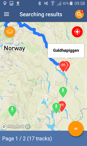 Traseo. Offline maps and trails.