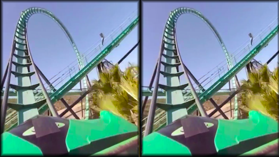 VR Thrills Roller Coaster Game Screenshot