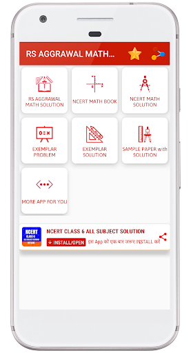 Android application RS Aggarwal 6th to 12th Math screenshort