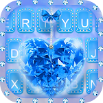 Cover Image of Descargar Tema de teclado de diamante azul  APK