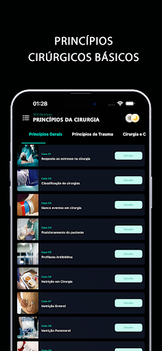 Visualização do aplicativo