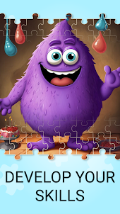 Jigsaw Puzzles Grimace Monster