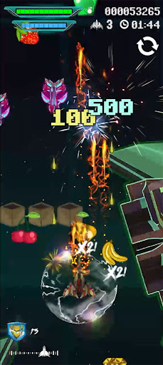 Android application Fruity Space screenshort