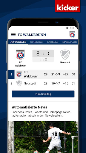 Android application FC Waldbrunn screenshort