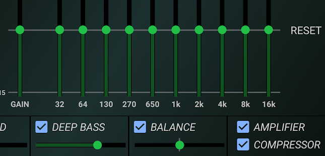 Eqfy Equalizer for Spotify Captura de pantalla