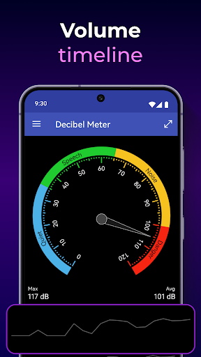 Screenshot of Decibel Meter: Sound Meter App