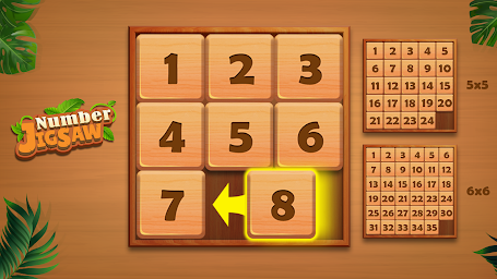 Wooden Number Jigsaw
