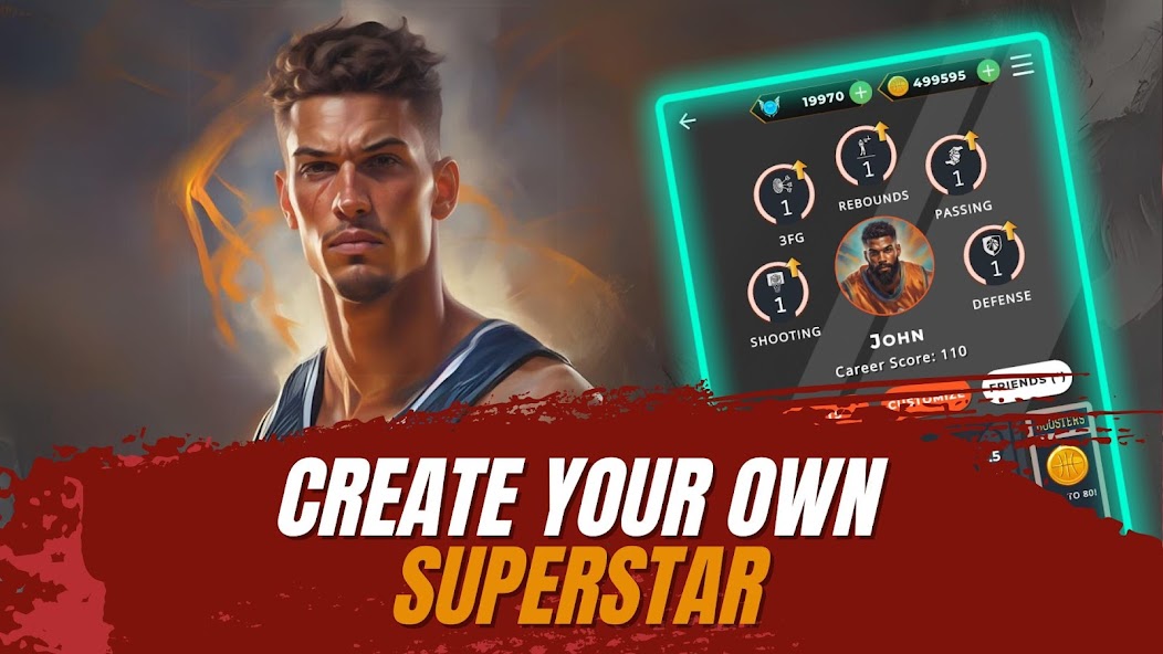 Basketball Career 24 1.03 APK + Mod (Unlimited money) para Android
