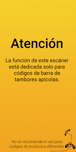 Android application ApiEscaner - Tambor apícola screenshort