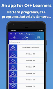 C++ Pattern Programs