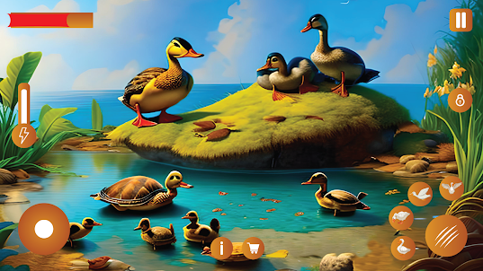 Fly Duck Simulator Pond Game