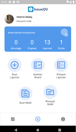 Android application IssueQu screenshort