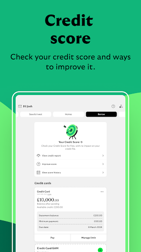 Screenshot of Lloyds Mobile Banking