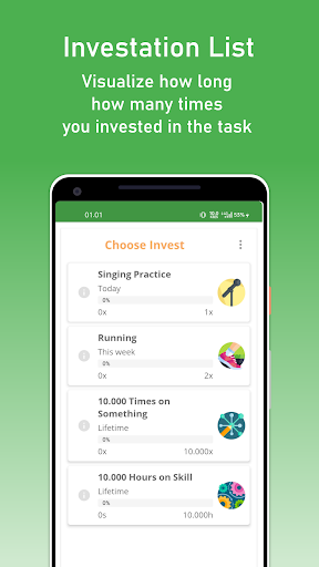 Screenshot of Time Budget - Time Management