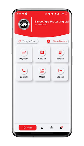 Android application GPH Ispat screenshort
