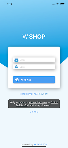 Android application WShop screenshort