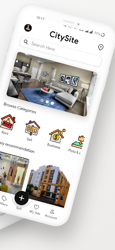 City Site - Real Estate App Screen 2