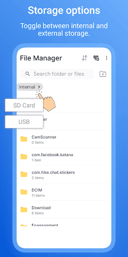 File Manager - Status Saver Screen 2