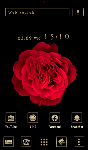 Android application Red Rose Theme +HOME screenshort
