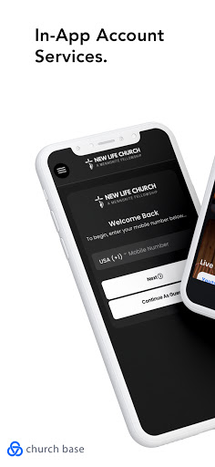 Android application New Life Church screenshort