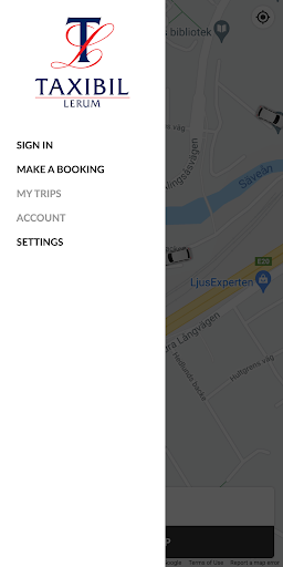 Android application Taxibil Lerum screenshort