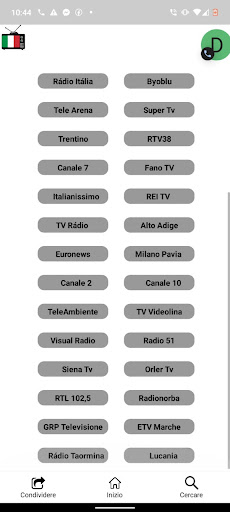 TV Italia in diretta Screen 2