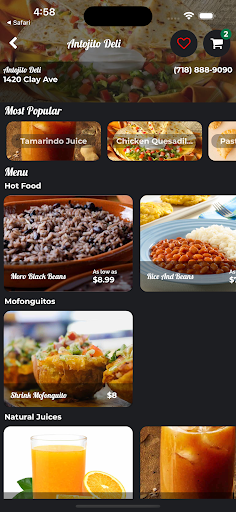 Your Deli Screen 2