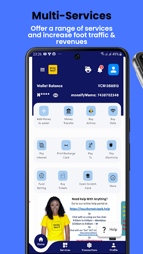 Android application MOBitooT - Epin, VTU, Pay Bill screenshort