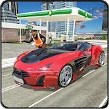 Sports Car Gas Station & Car Wash Simulator 18 icon