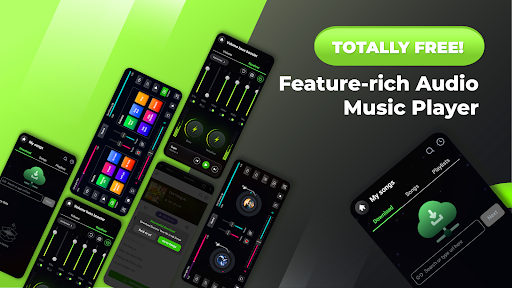Android application PlayerUp: Enjoy music anytime screenshort