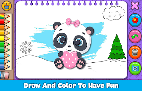 Baby Panda's Coloring Book