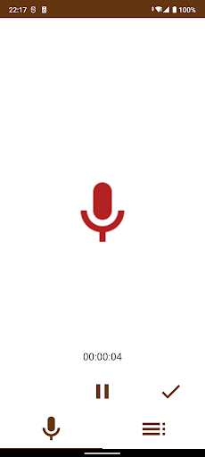 Android application Simple Voice Recorder screenshort