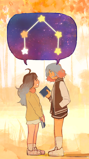 Android application there's this girl screenshort