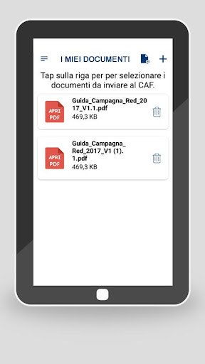 CAF UGL APP Screen 2
