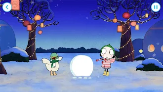 Game screenshot Sarah & Duck: Build a Snowman hack