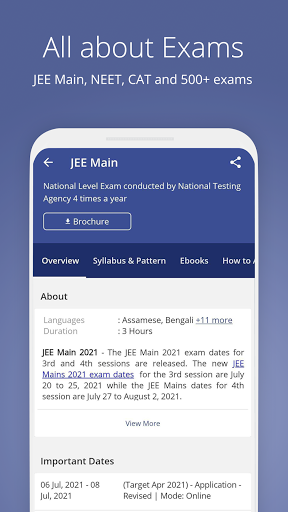 Careers360 Education App Screen 3