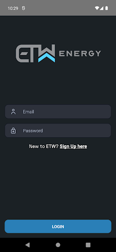Android application ETW Energy screenshort